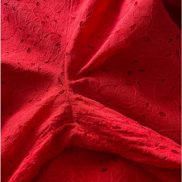 Keepsake_ Octavia Red Lace Jumpsuit Medium - Picture 8 of 10